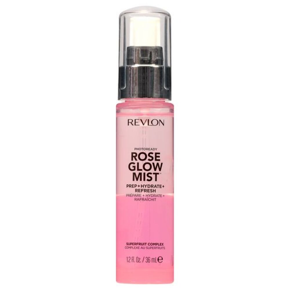 Revlon Photoready Rose Glow Mist Prep Hydrate Refresh Face Mist 1.2 fl oz